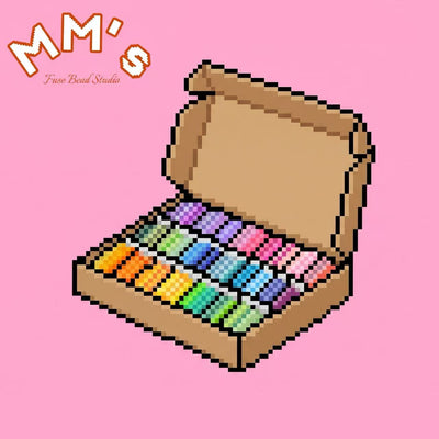 211-color fuse bead kit, 110,500 beads in ziplock bags