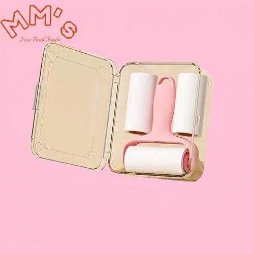 Lint roller for cleaning craft workspaces