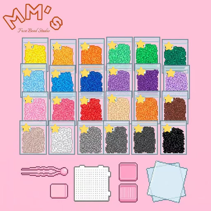 Fuse Bead Kit - 24 to 221 Colors, up to 221,000 Beads | 拼豆套装