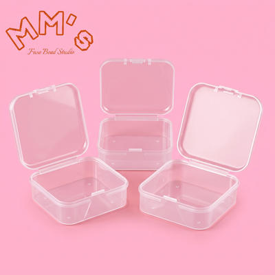 Small square storage boxes for fuse beads