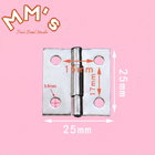 Mini hinges for 3D fuse bead boxes