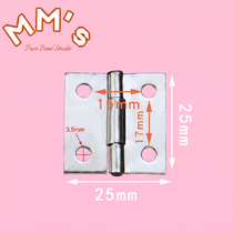 Mini hinges for 3D fuse bead boxes