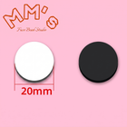 Adhesive magnet backings for fuse bead fridge magnets