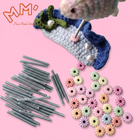 Flower base springs for 3D bead builds