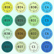 MARD Color Code Sticker Sheet | 色卡贴纸