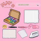 MINIMOSAIC 211-color mini fuse bead mega kit, 110,500 2.6mm beads with craft iron