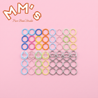 Steel rings for bead charm assembly